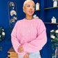 Hallie Soft Knit Jumper Pink