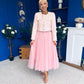 Celine Detailed Tulle Skirt Pink