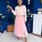 Celine Detailed Tulle Skirt Pink