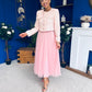 Celine Detailed Tulle Skirt Pink