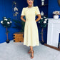 Madison Embellished Occasion Dress Yellow