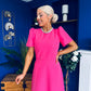 Madison Embellished Occasion Dress Cerise