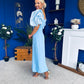 Ivy Embellished Occasion Dress Pwr Blue