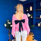 Jules Bow Detailed Jumper Pwr Pink