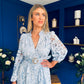 Piper Detailed Midi Shirt Dress Pwr Blue Pre Order 21 Feb