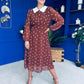 Doireann Detailed Midi Dress Polka Heart Coco