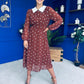 Doireann Detailed Midi Dress Polka Heart Coco