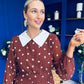 Doireann Detailed Midi Dress Polka Heart Coco