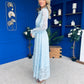Martha Detailed Midi Shirt Dress Blue
