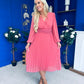 Muireann Twist Detail Midi Dress Mauve