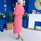 Muireann Twist Detail Midi Dress Mauve