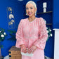 Abigail Lace Detail Occasion Dress Pwr Pink