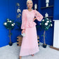 Abigail Lace Detail Occasion Dress Pwr Pink
