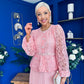 Abigail Lace Detail Occasion Dress Pwr Pink