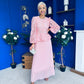 Abigail Lace Detail Occasion Dress Pwr Pink