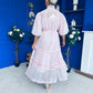 Willow Detailed Shirt Dress Polka Pink