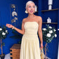 Tegan Bandeau Occasion Maxi Dress Yellow