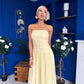 Tegan Bandeau Occasion Maxi Dress Yellow