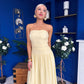 Tegan Bandeau Occasion Maxi Dress Yellow