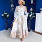Chris Shirt & Skirt Floral Pwr Blue