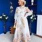 Chris Shirt & Skirt Floral Pwr Blue