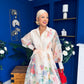 Kerry Detailed Shirt Dress Floral Cream