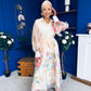 Kerry Detailed Shirt Dress Floral Cream