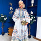 Presley Detailed Midi Shirt Dress Pwr Blue