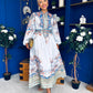 Presley Detailed Midi Shirt Dress Pwr Blue