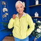 Sophia Hooded Windbreaker Lime