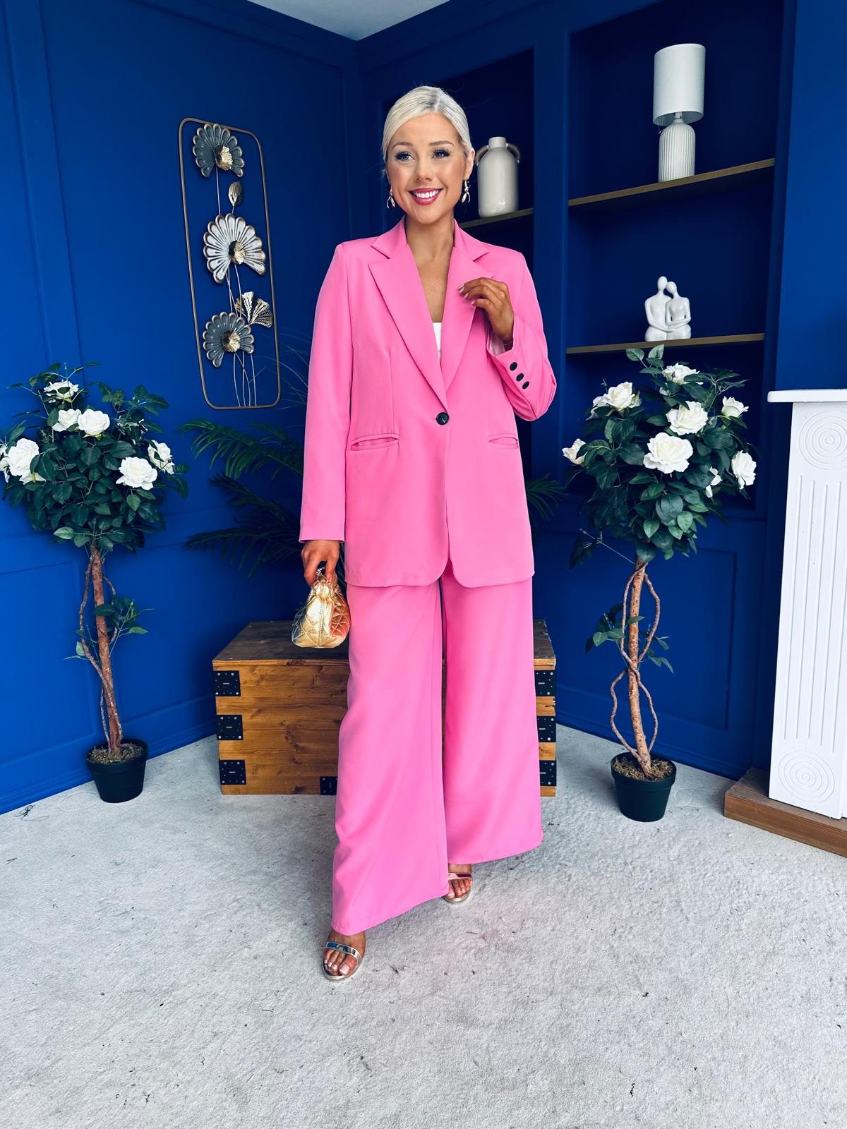 Samantha Over Sized Suit Pink