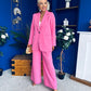 Samantha Over Sized Suit Pink