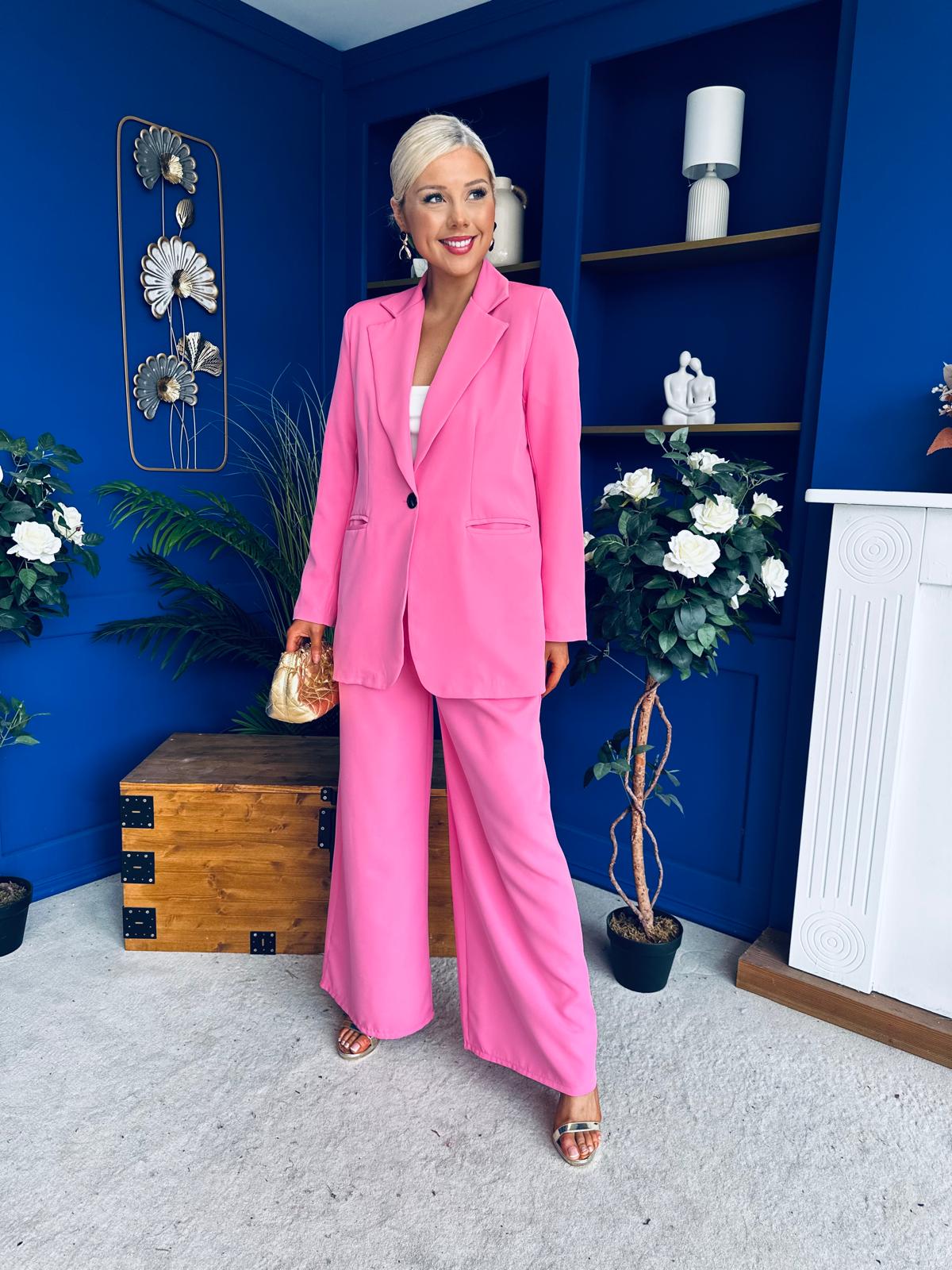 Samantha Over Sized Suit Pink