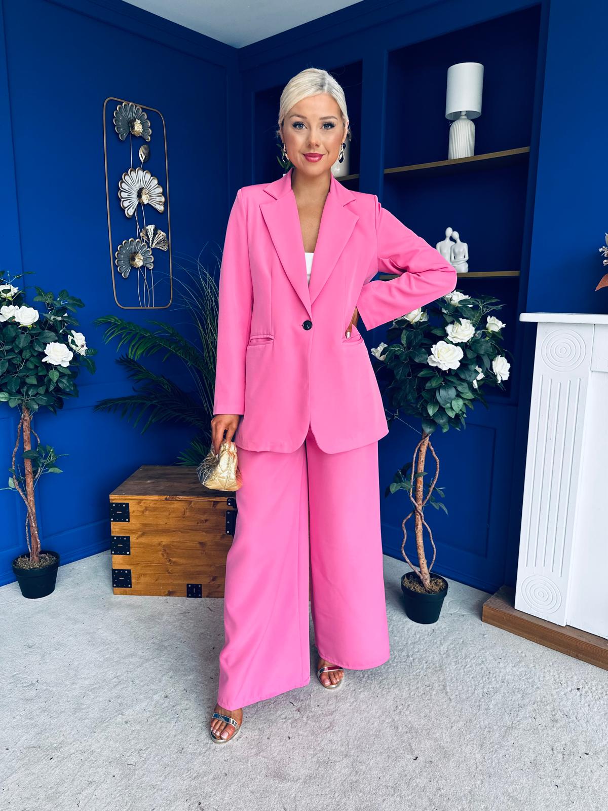 Samantha Over Sized Suit Pink