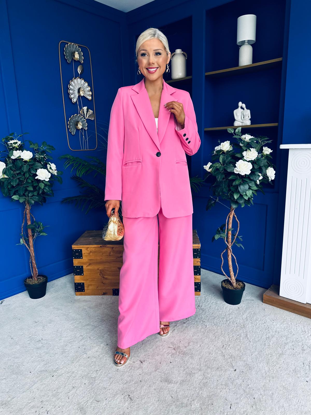 Samantha Over Sized Suit Pink