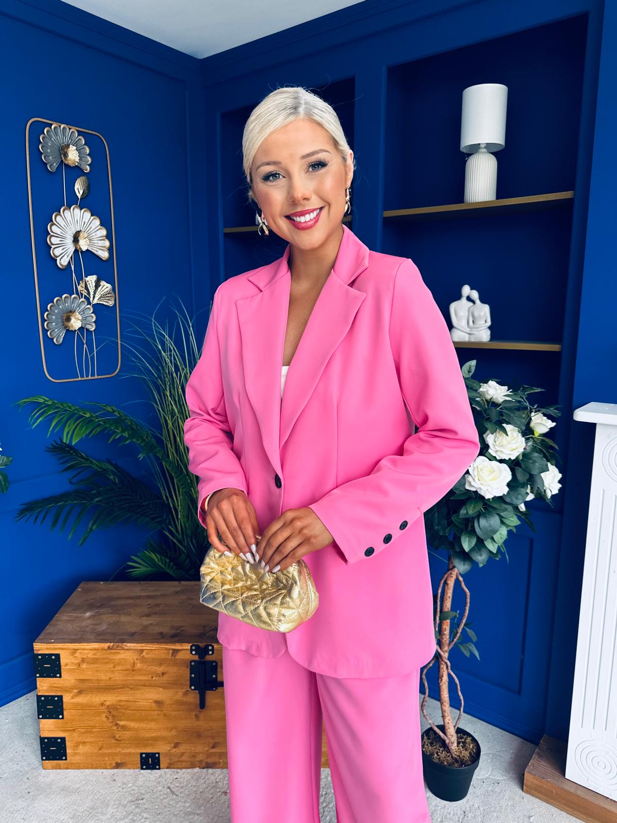 Samantha Over Sized Suit Pink