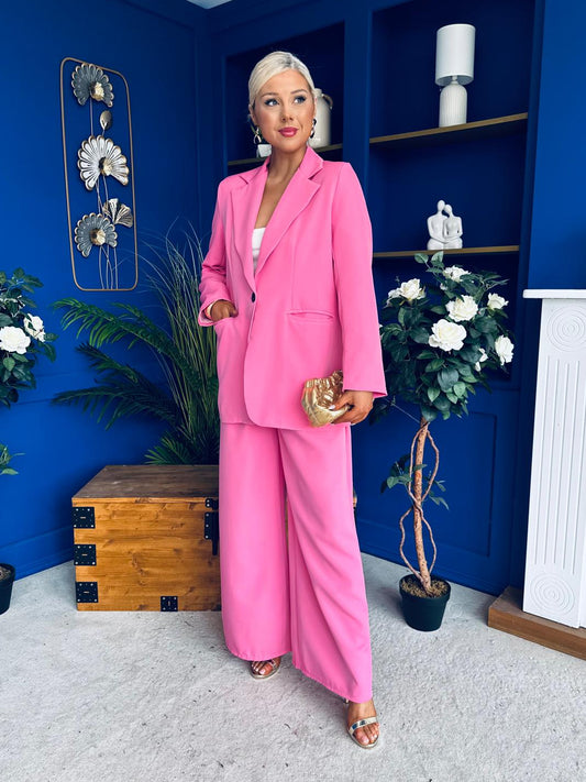 Samantha Over Sized Suit Pink