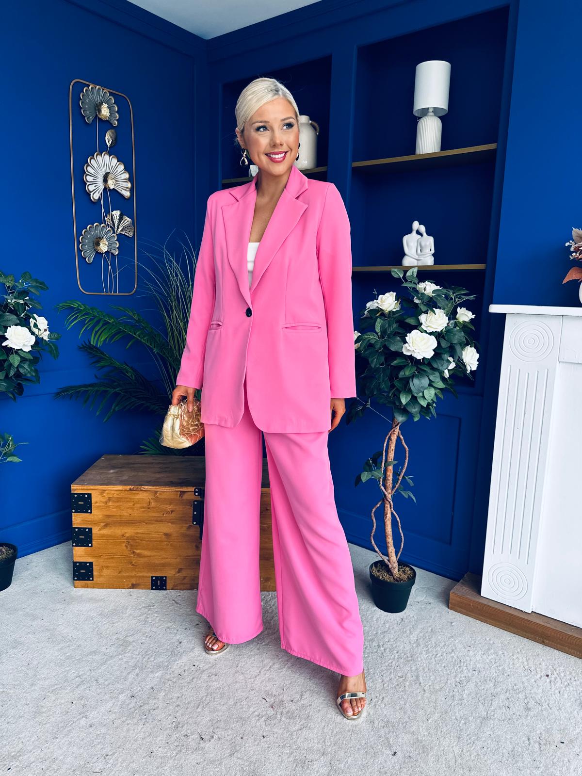 Samantha Over Sized Suit Pink