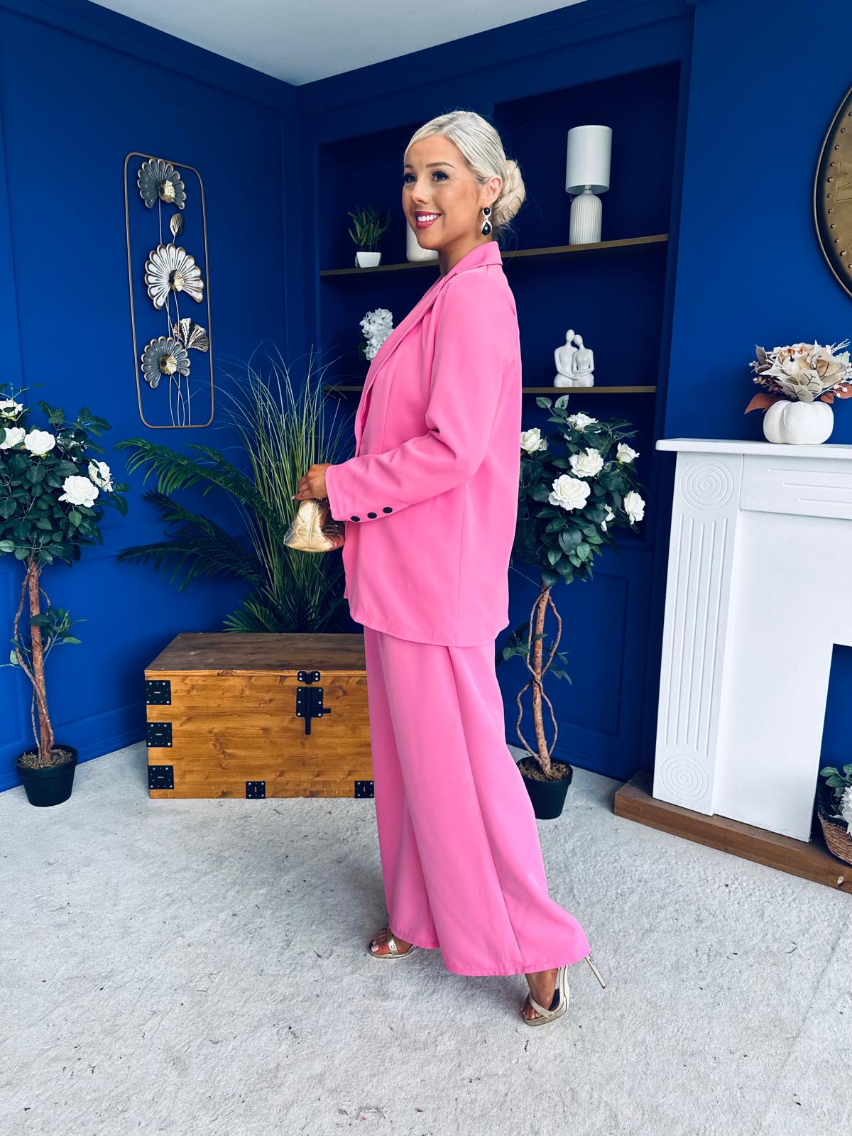 Samantha Over Sized Suit Pink