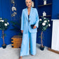 Samantha Over Sized Suit Pwr Blue