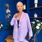 Samantha Over Sized Suit Lilac