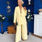 Samantha Over Sized Suit Yellow