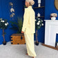 Samantha Over Sized Suit Yellow