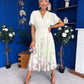 Bebhinn Detailed Midi Dress Floral Mint