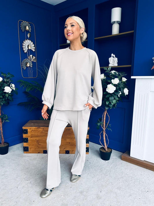 Sydney Jumper & Jogger Set Taupe