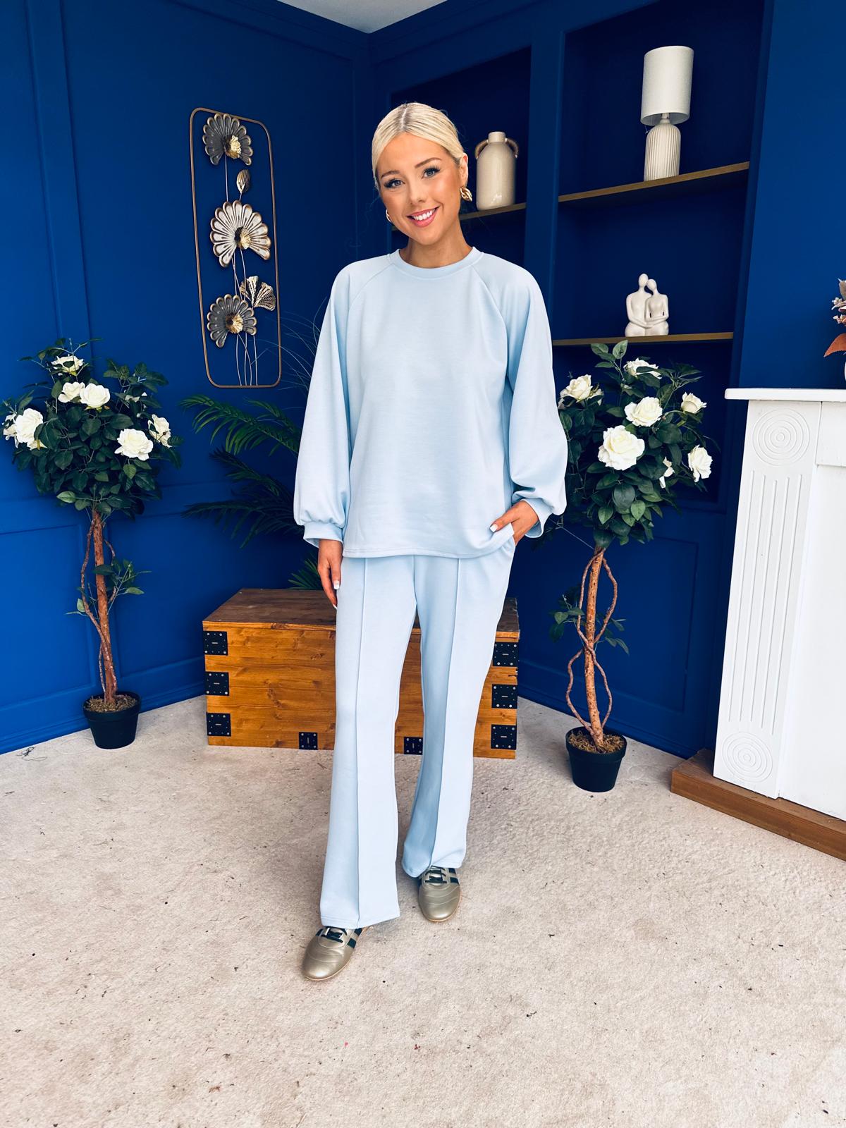 Sydney Jumper & Jogger Set Pwr Blue