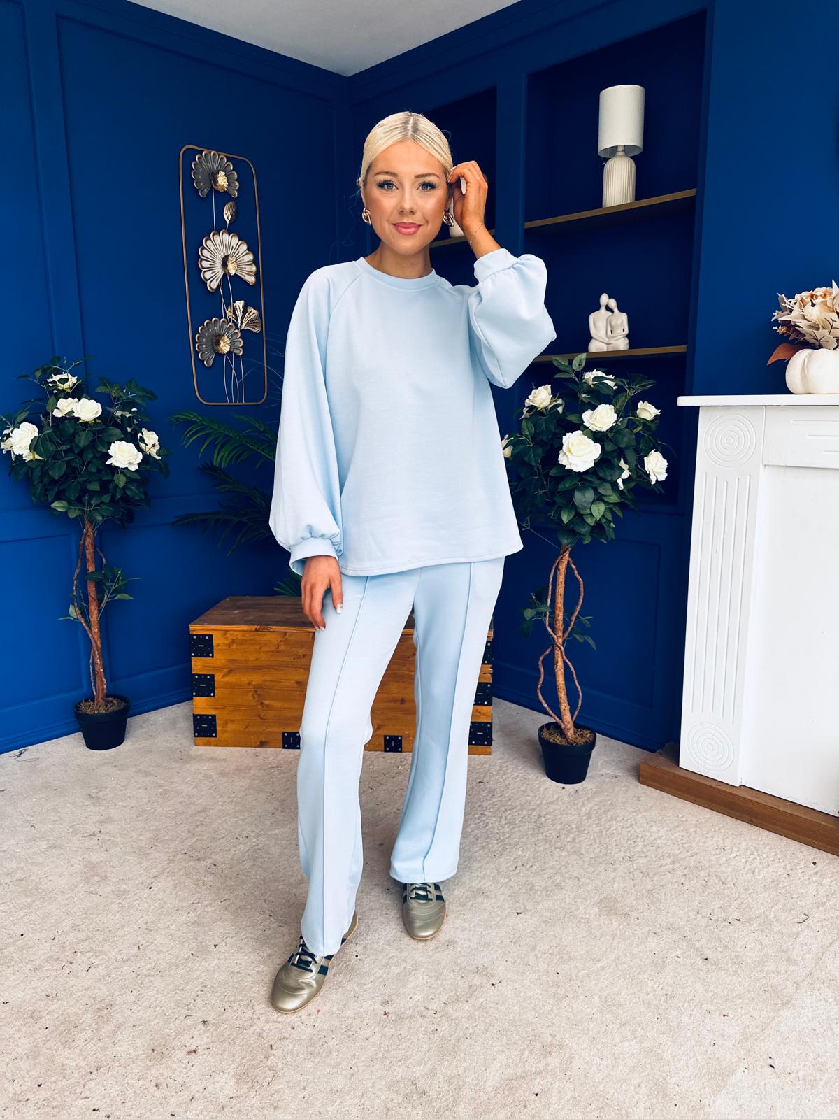 Sydney Jumper & Jogger Set Pwr Blue