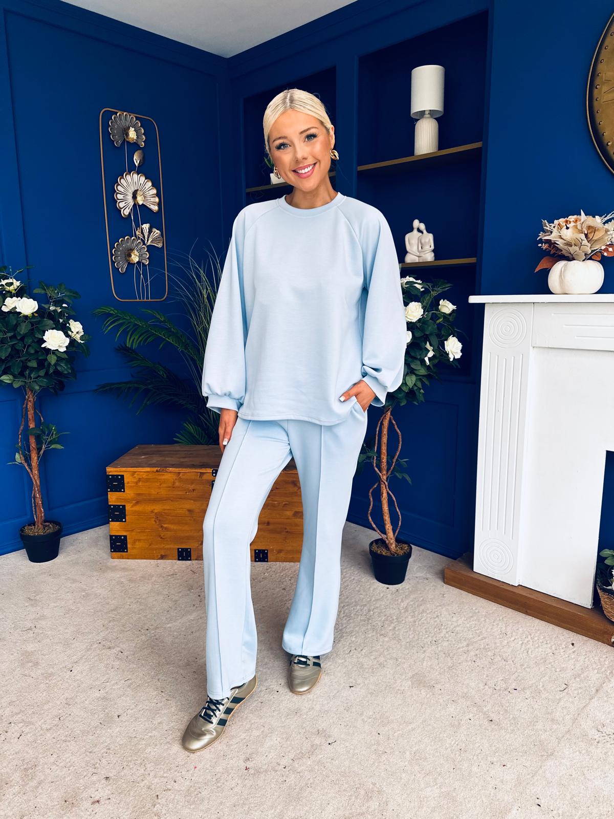 Sydney Jumper & Jogger Set Pwr Blue