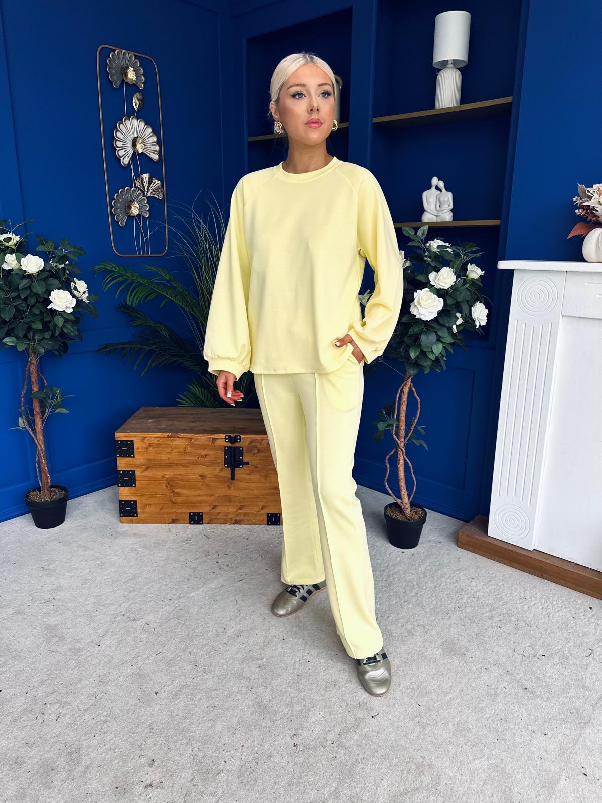 Sydney Jumper & Jogger Set Yellow