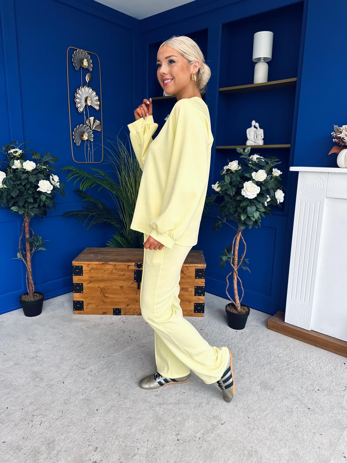 Sydney Jumper & Jogger Set Yellow